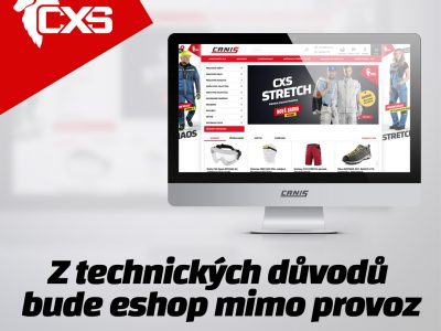 Nefunkční Eshop od 29. 4. – 1. 5.